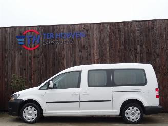 dommages fourgonnettes/vécules utilitaires Volkswagen Caddy maxi 1.6 TDi Lang Rolstoel 5-Persoons Klima Cruise 75KW Euro 5 2013/9